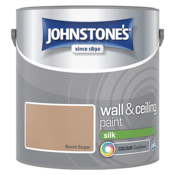 Johnstone's Wall & Ceiling Silk 2.5L tin in Burnt Sugar