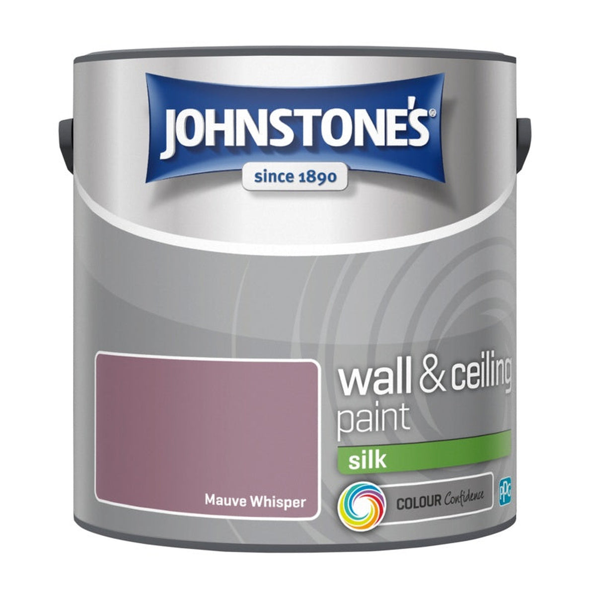 Johnstone's Wall & Ceiling Silk 2.5L tin in Mauve Whisper