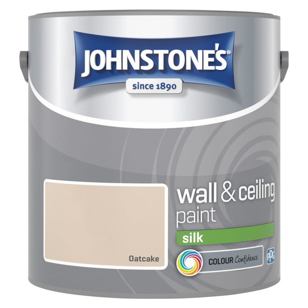 Johnstone's Wall & Ceiling Silk 2.5L tin in Oatcake