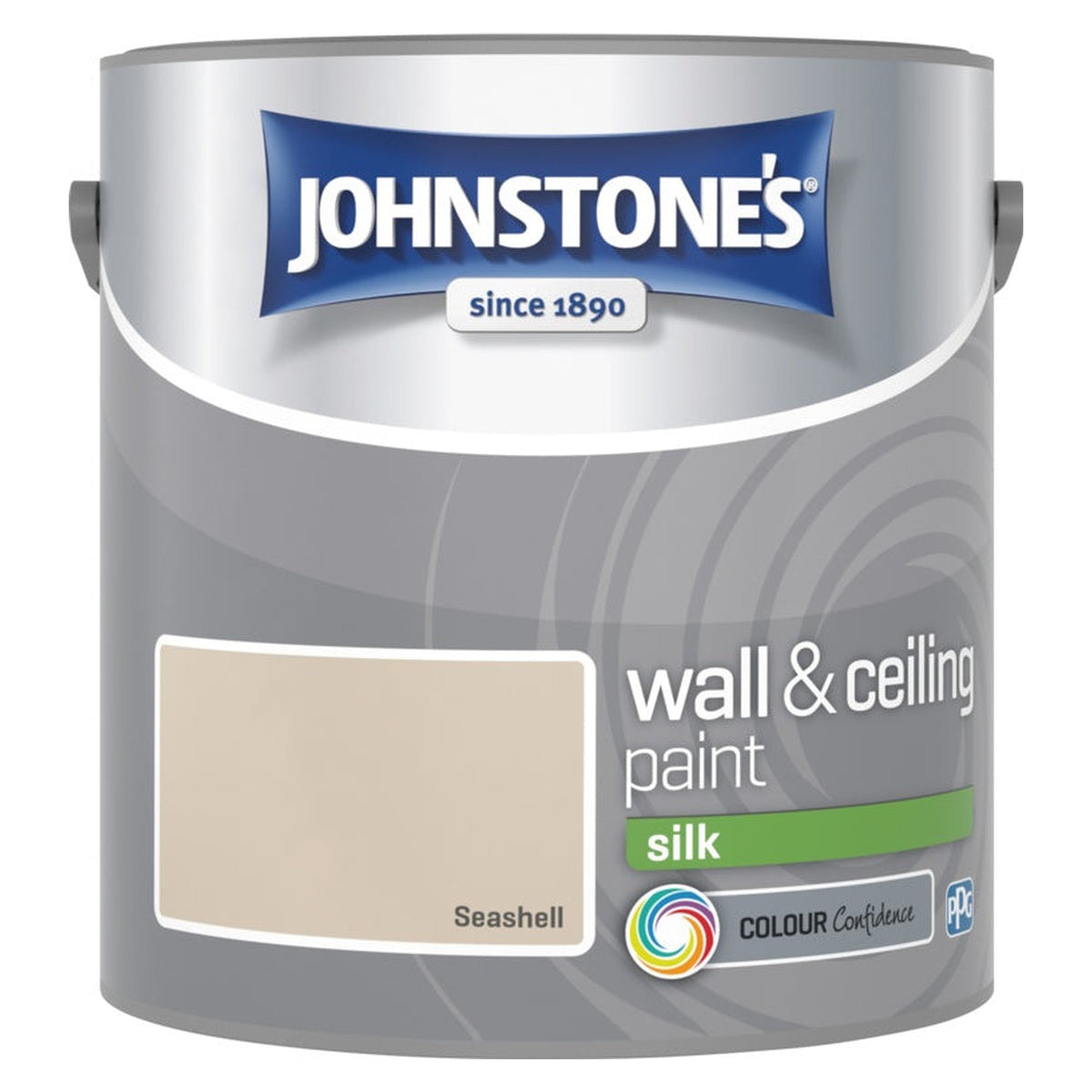 Johnstone's Wall & Ceiling Silk 2.5L tin in Seashell