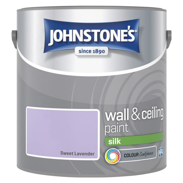 Johnstone's Wall & Ceiling Silk 2.5L tin in Sweet Lavender