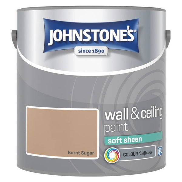 Johnstone's Wall & Ceiling Soft Sheen 2.5L tin in Burnt Sugar