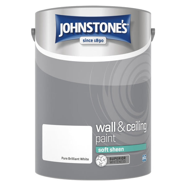 Johnstone's Soft Sheen 5L in Brilliant White