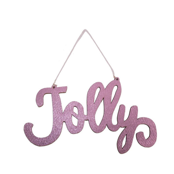 Jolly Metallic Fabric - 20cm Blush