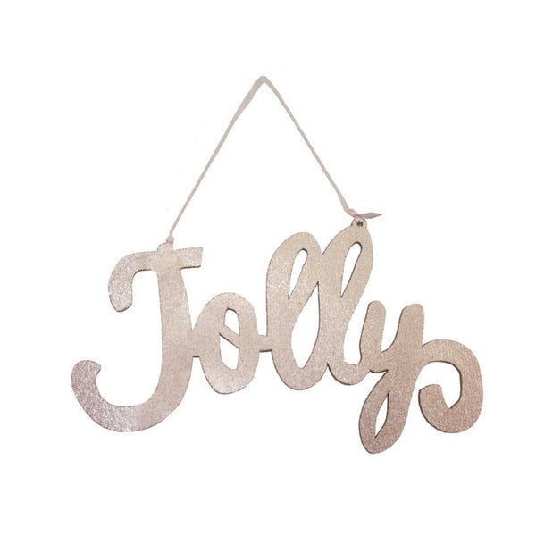 Jolly Metallic Fabric - 20cm Peach