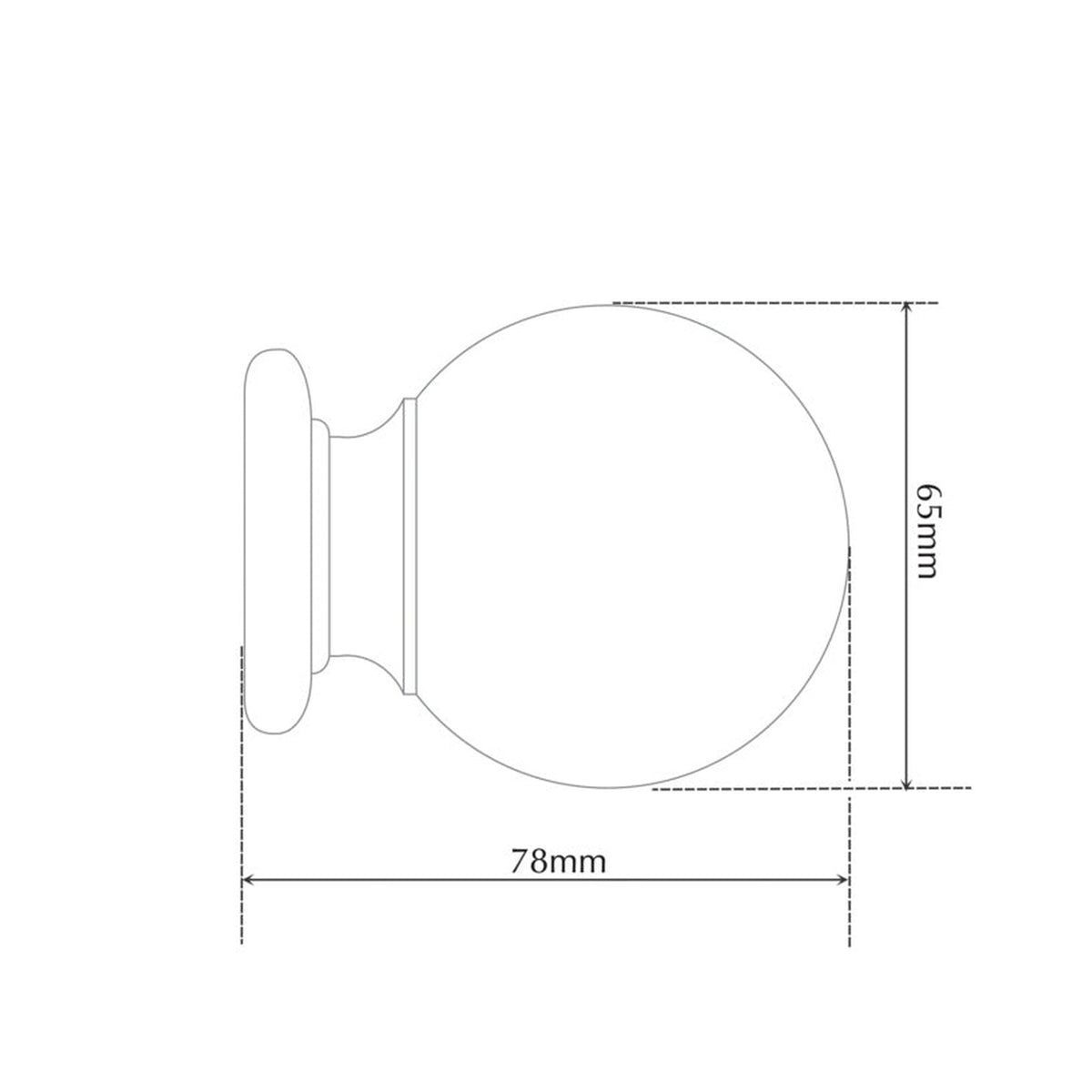 Jones Interiors Shore 35mm wood curtain pole kit in Ghost 150cm, view 3