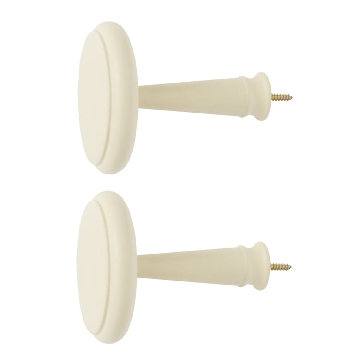 Jones Interiors Shore wood holdbacks Ghost pair, view 2