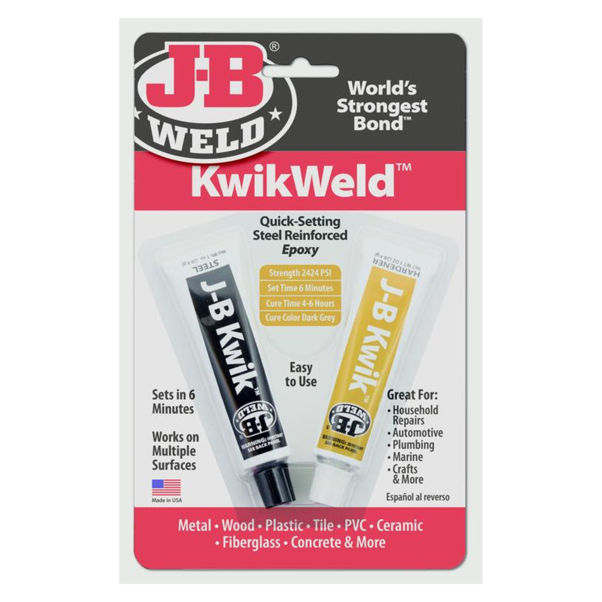 JB Kwikweld fast setting epoxy repair