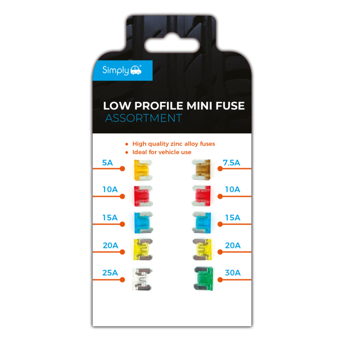 JRP low profile fuse assortment, 10 pack