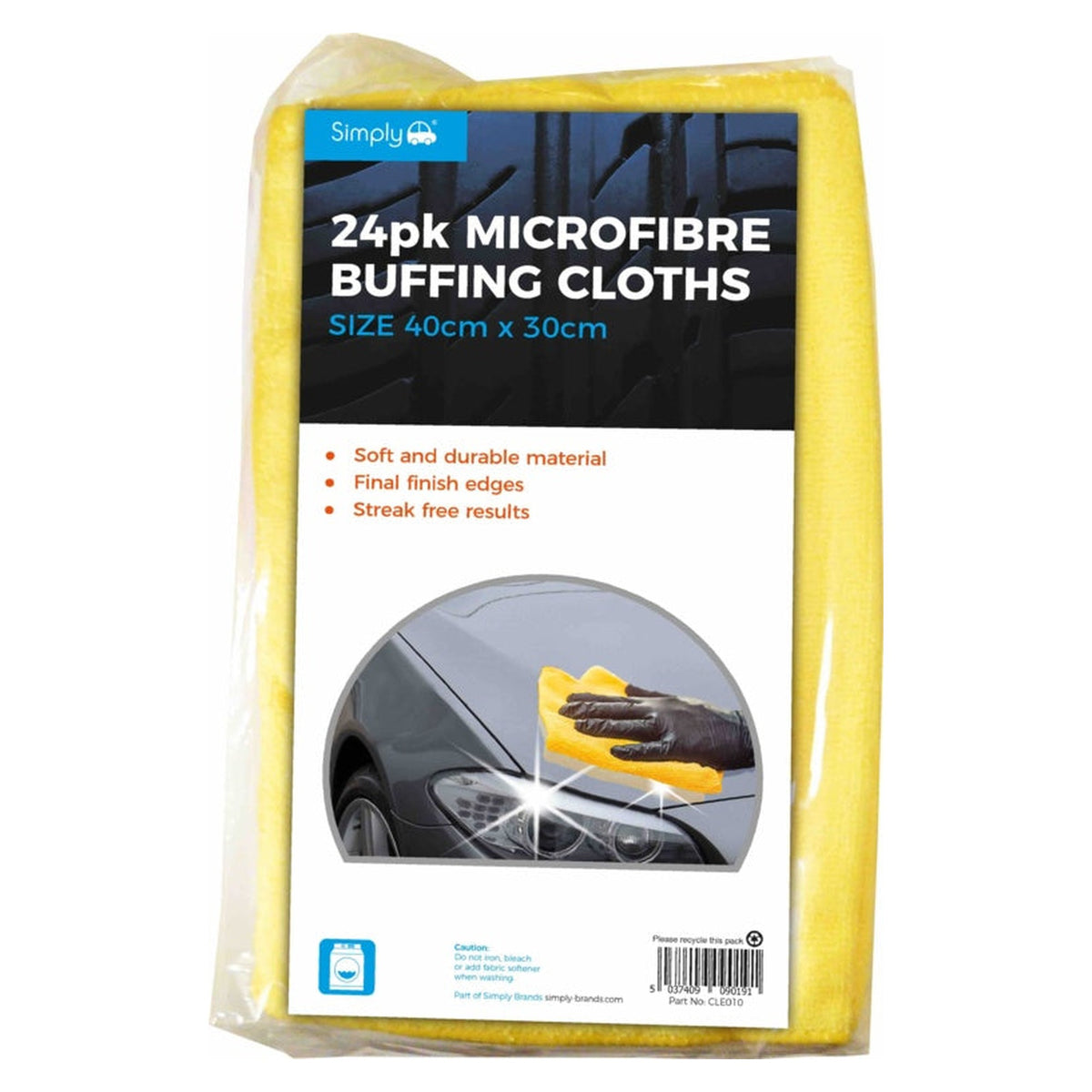 JRP microfibre cloths, pack of 24