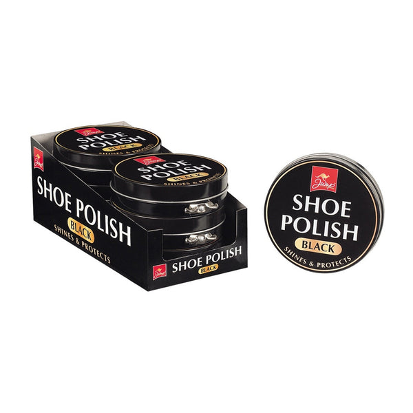 Jump black shoe polish 80g tin