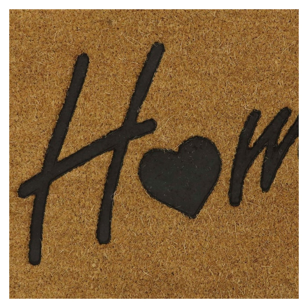 JVL embossed coir Home doormat, 40 x 60cm, view 2