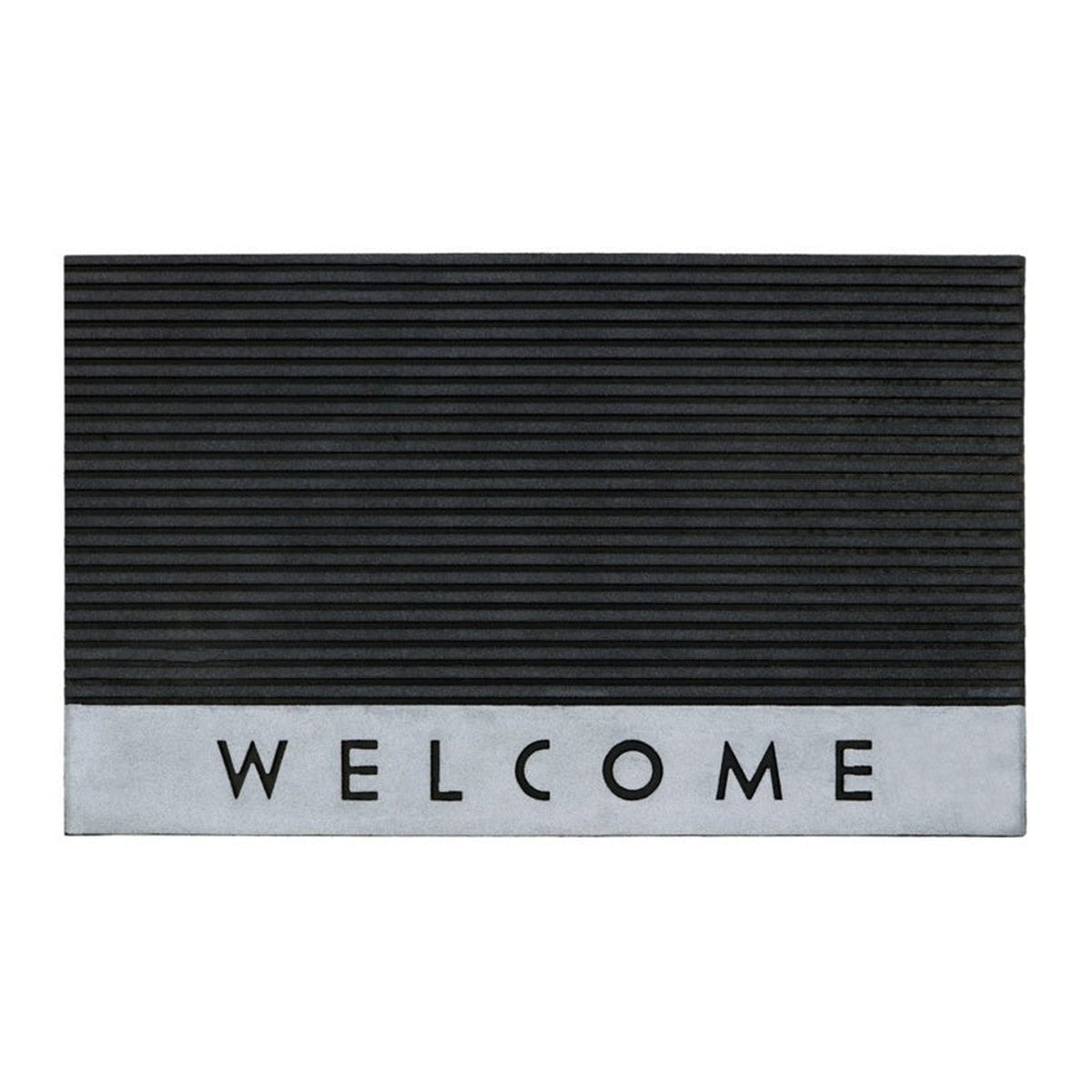 JVL Quartz Welcome doormat, 47 x 75cm
