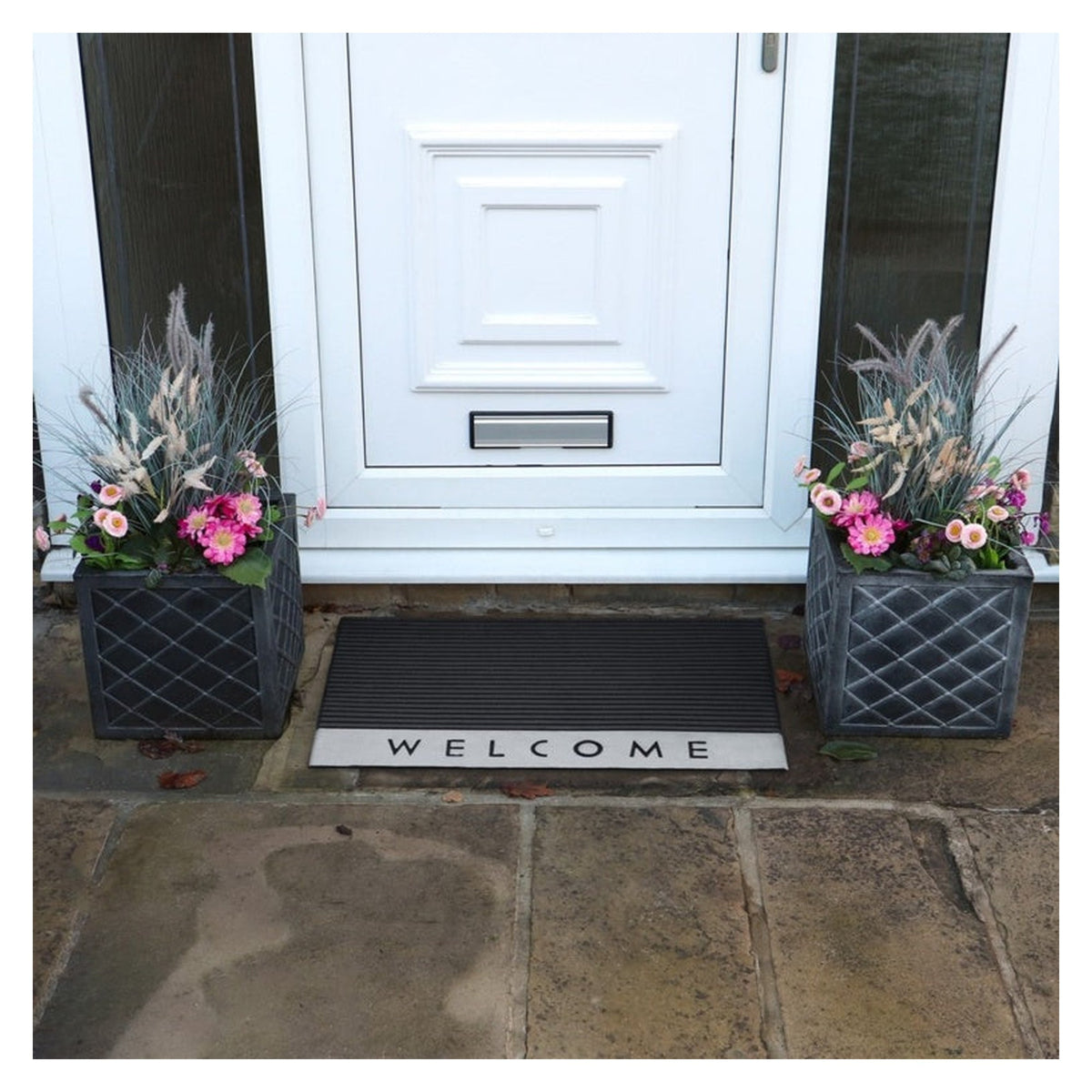 JVL Quartz Welcome doormat, 47 x 75cm, view 6