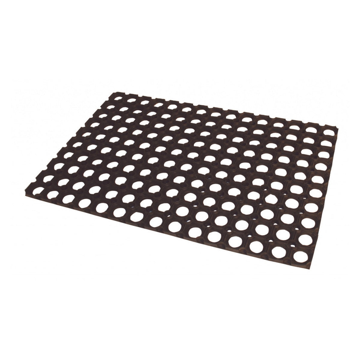 JVL Rondo rubber ring doormat, 40 x 60cm