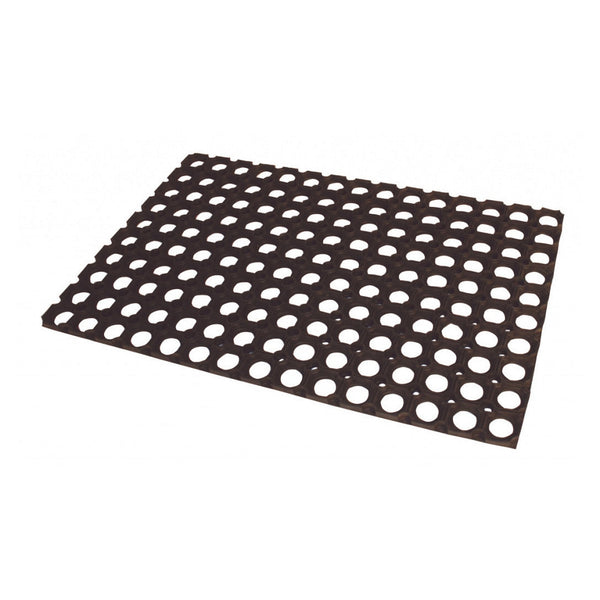 JVL Rondo rubber ring doormat, 40 x 60cm