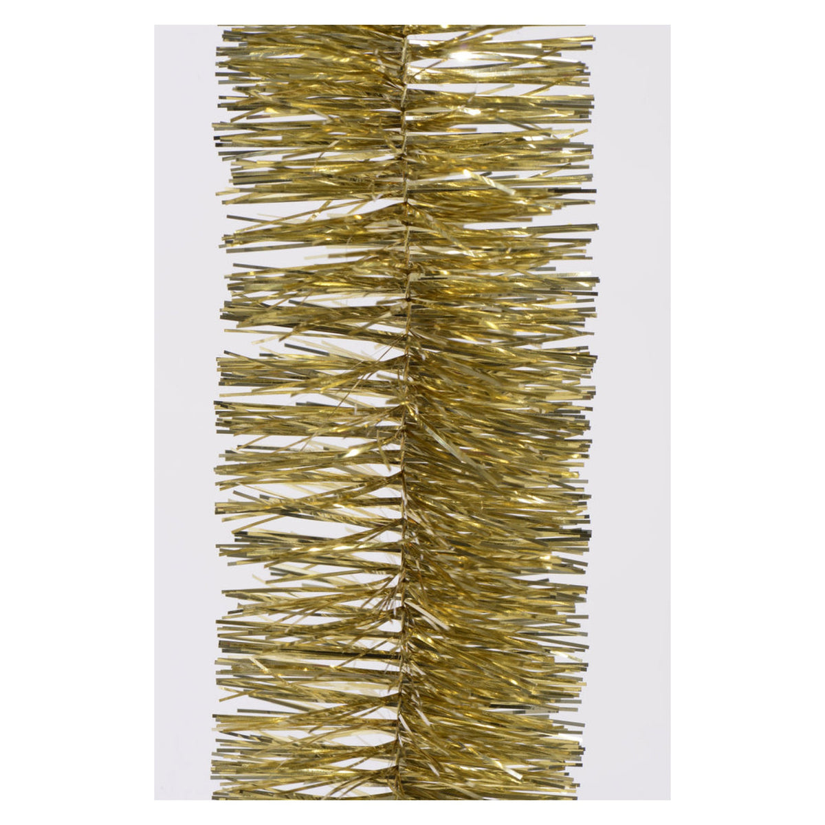 Kaemingk light gold tinsel garland, 270cm