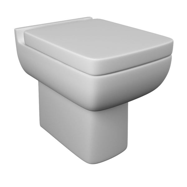 Kartell white back to wall WC pan