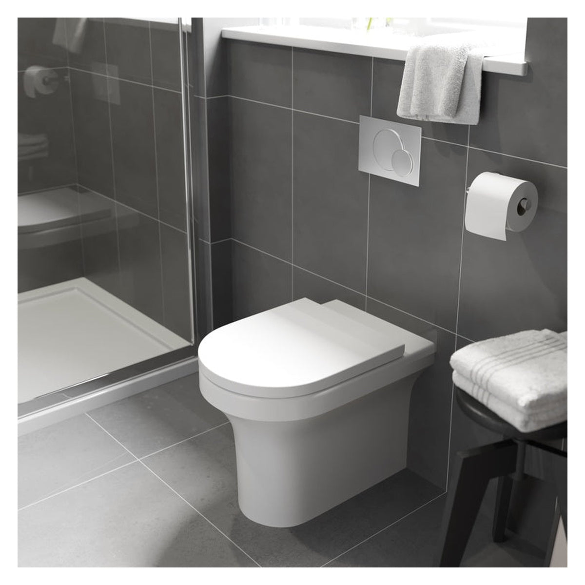Kartell Ozone rimless back to wall toilet pan