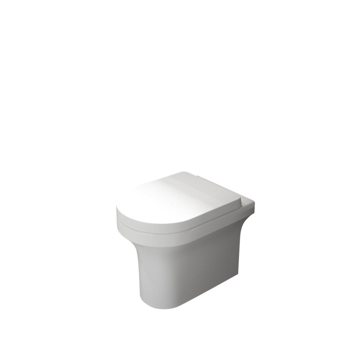Kartell Ozone rimless back to wall toilet pan, view 2