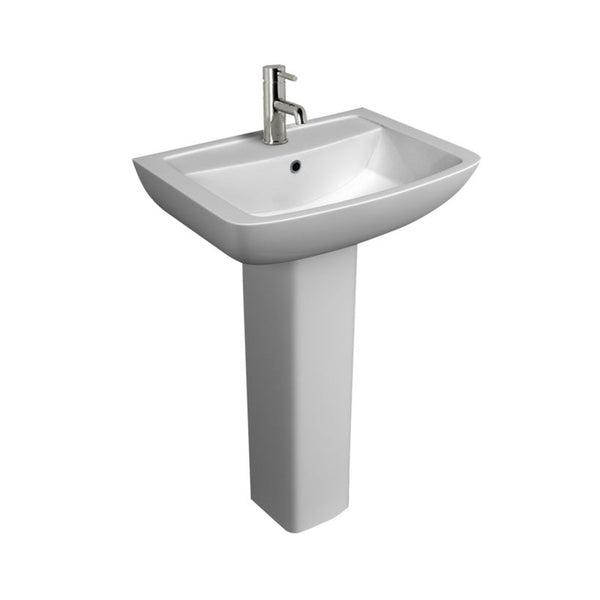Kartell Pure 550mm 1 tap hole basin