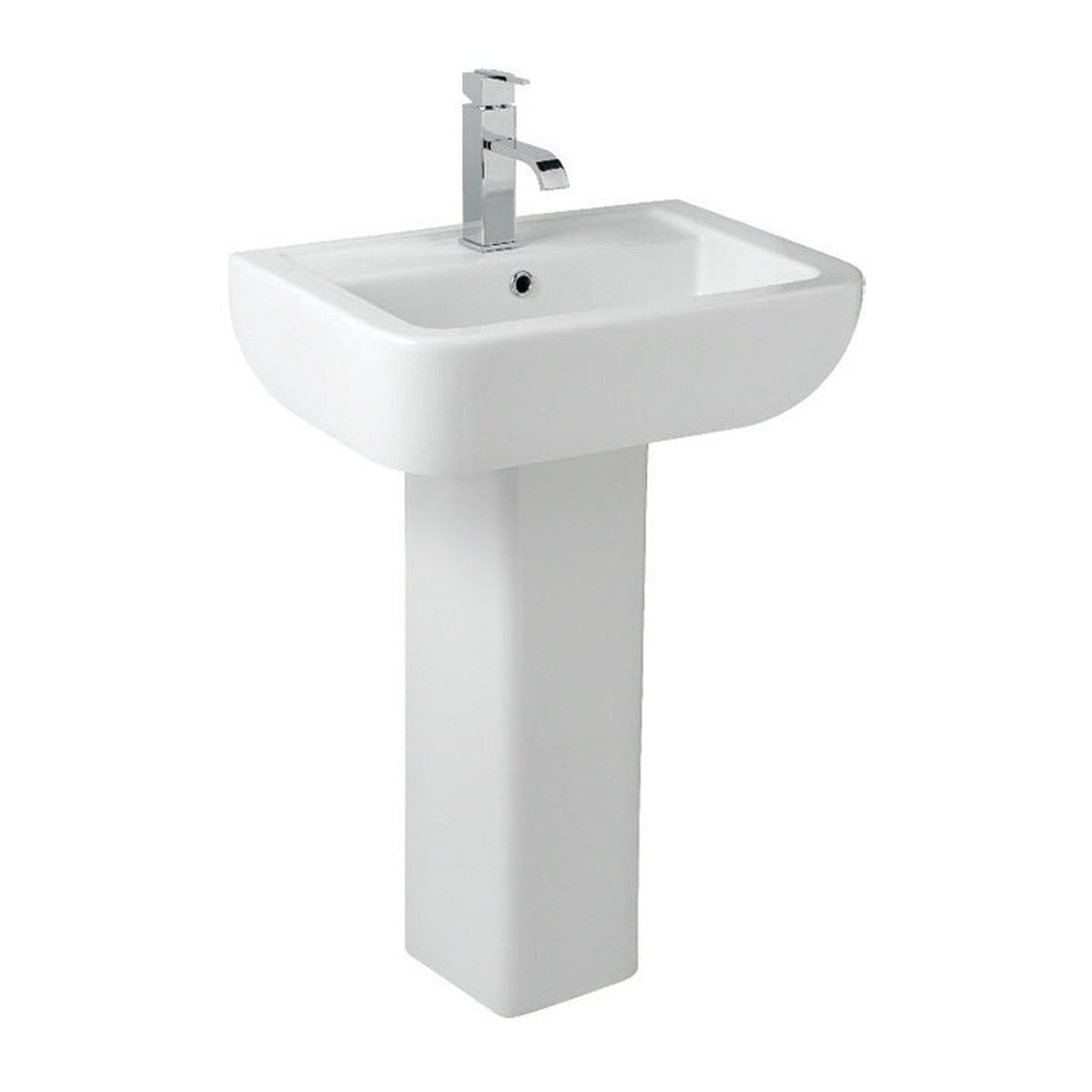 Kartell Square full pedestal in white