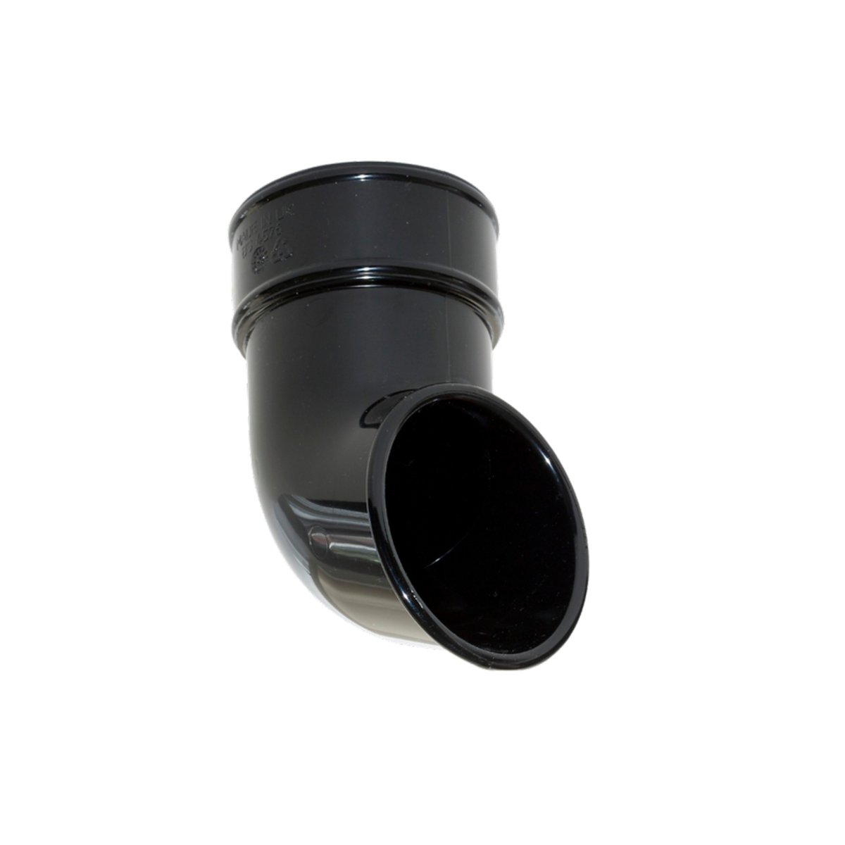 Kayflow black round rainwater shoe 68mm