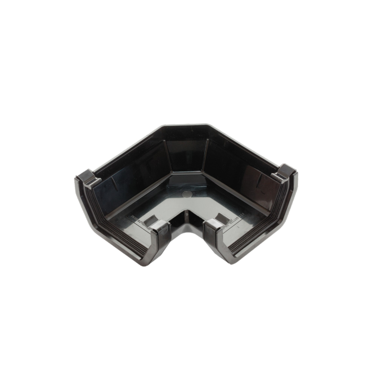 Kayflow black 90 degree square angle 112mm