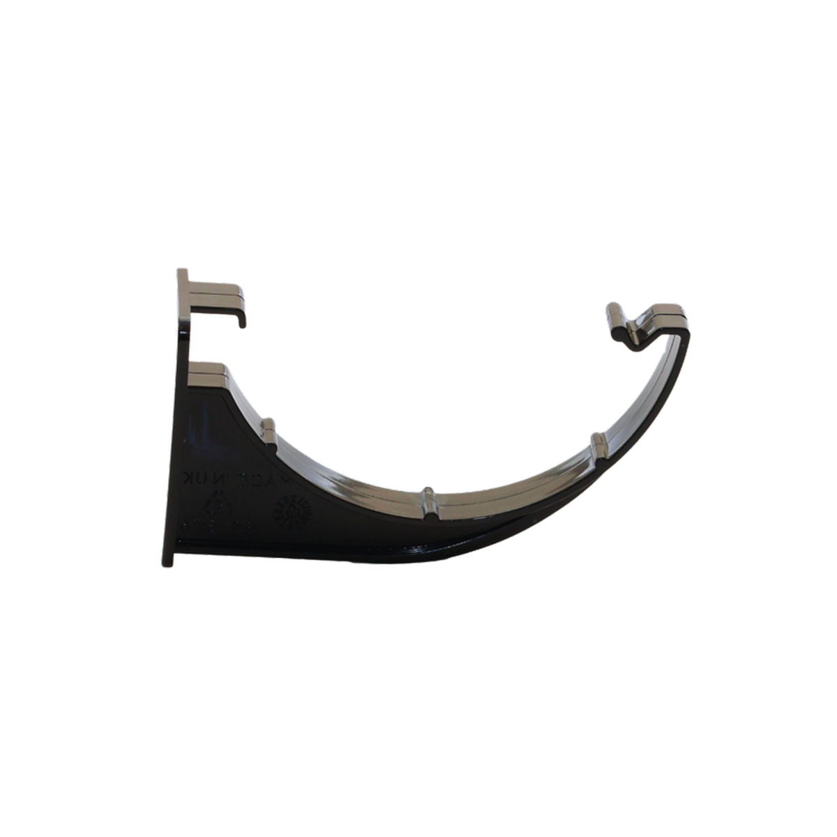 Kayflow black 112mm round fascia bracket