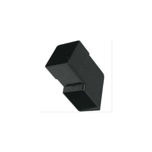 Kayflow black square downpipe shoe 65mm