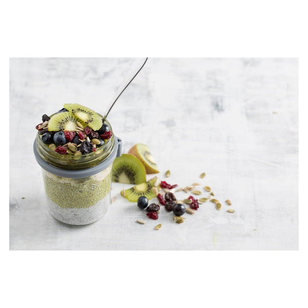 Kilner 0.35 litre breakfast jar set with spoon and lid