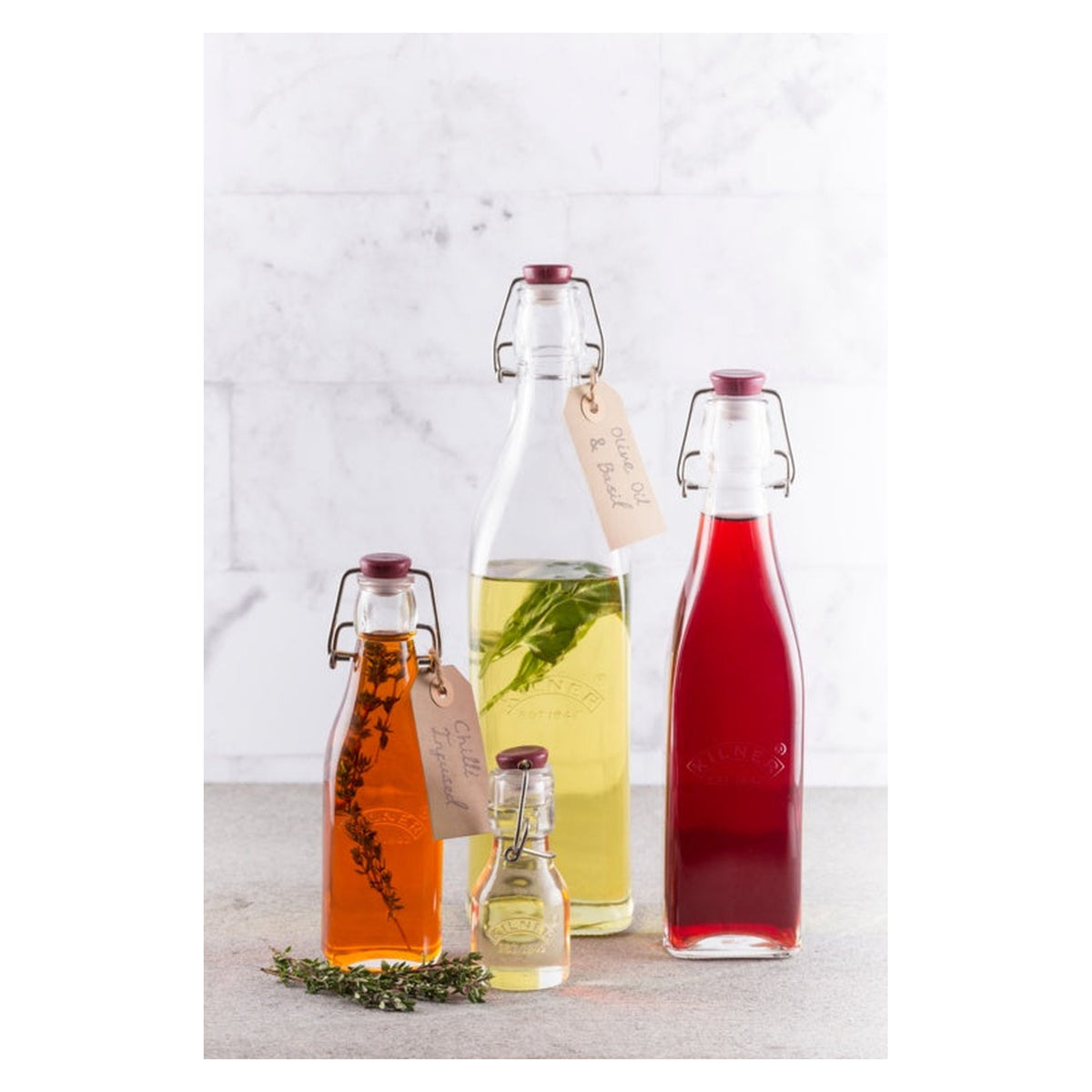 Kilner 1L clip top preserve bottle