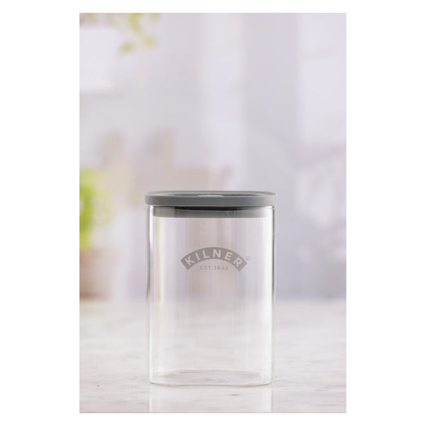 Kilner Fresh Storage square glass jar 1L