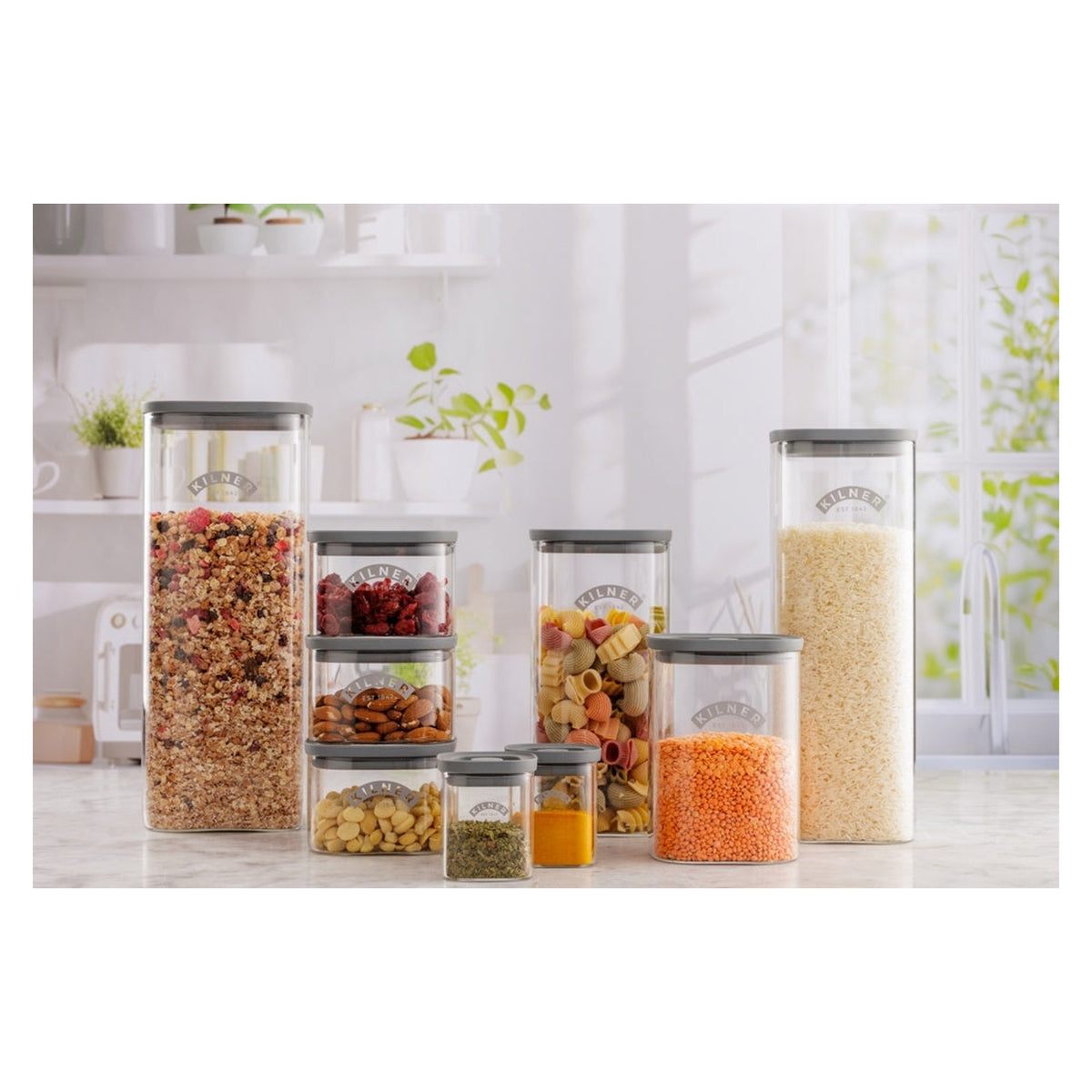 Kilner Fresh Storage square jar 3.5L, view 2