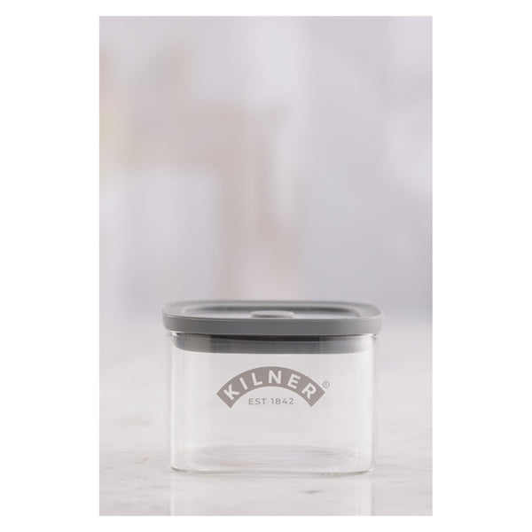 Kilner Fresh Storage 0.5L square glass jar