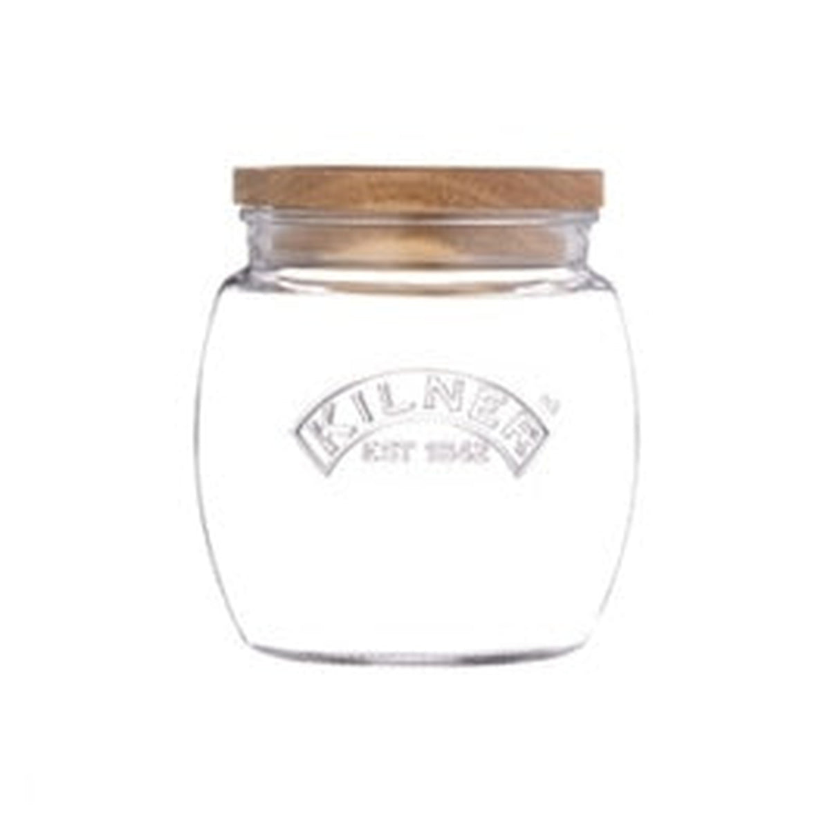 Kilner universal storage jar 0.85L with acacia wooden lid, view 2