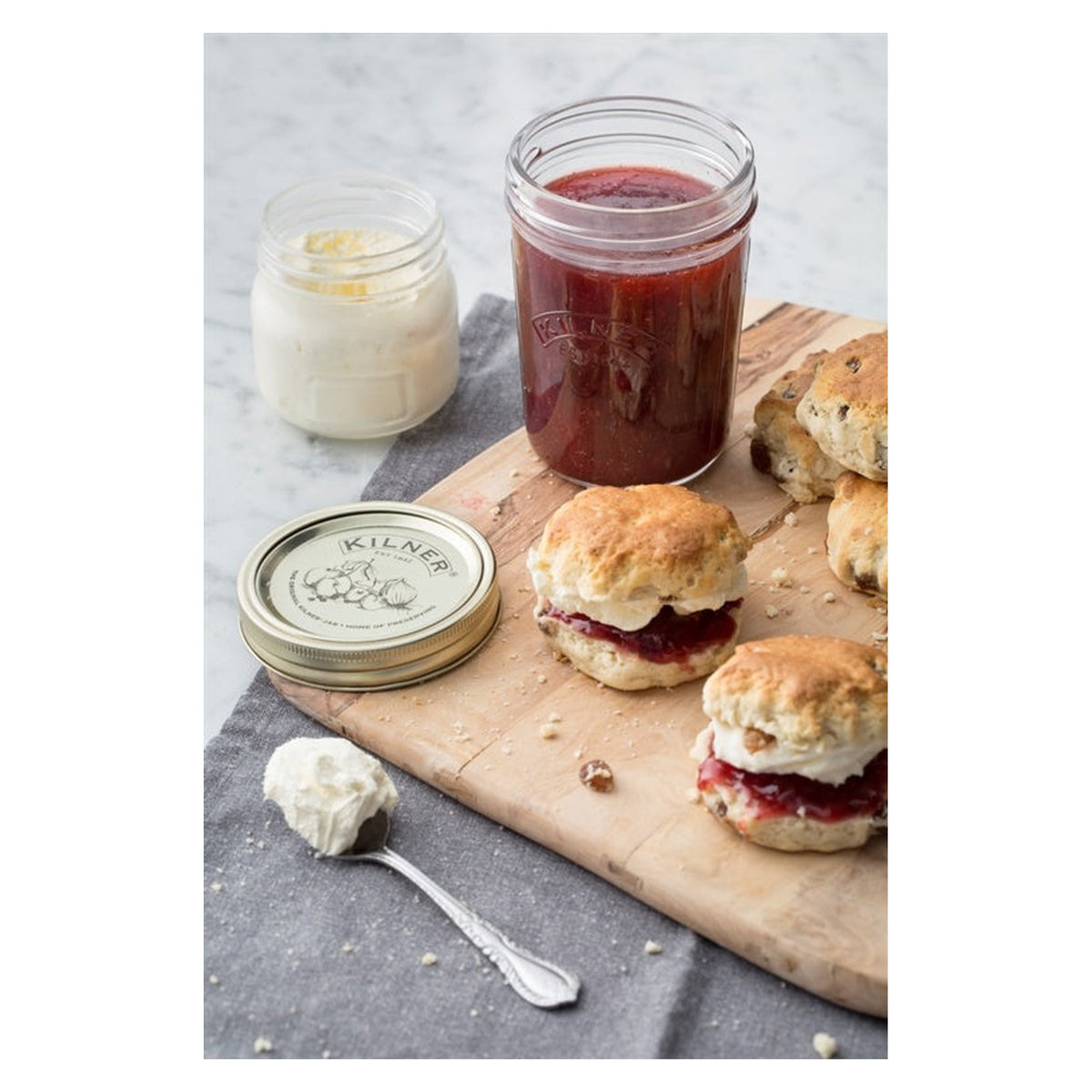 Kilner wide mouth preserve jar 0.5L, view 3