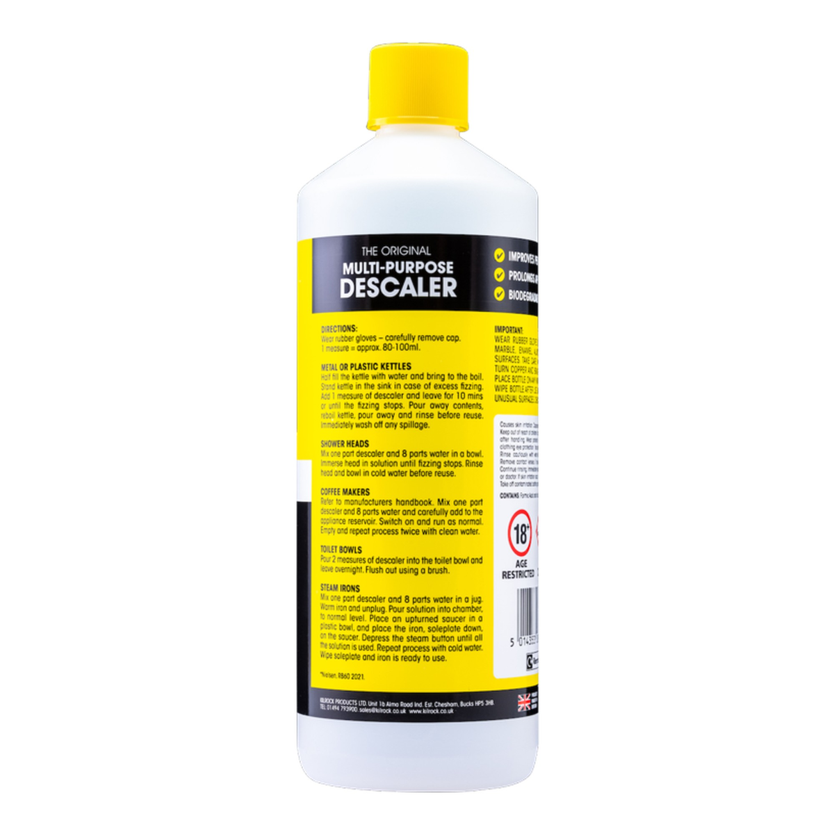 Kilrock Multi-Purpose Descaler 1L, view 2