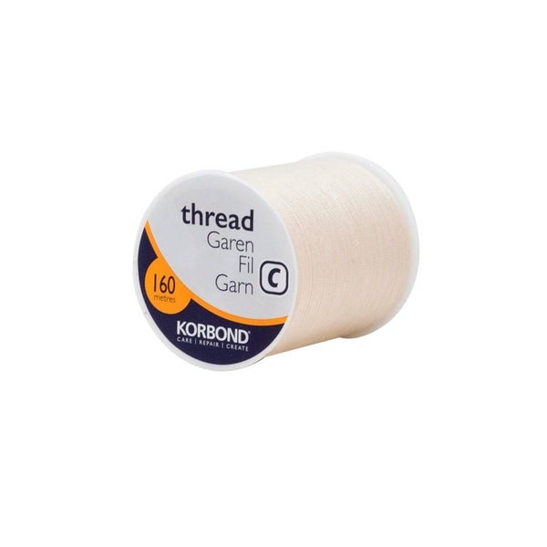 Korbond cream sewing thread, 160m