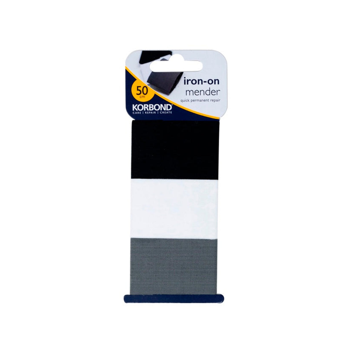 Korbond iron on mender 3 pack in neutral shades