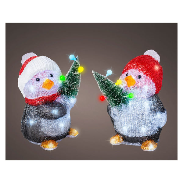 LED Acrylic Penguin - 24 Cool White LEDS