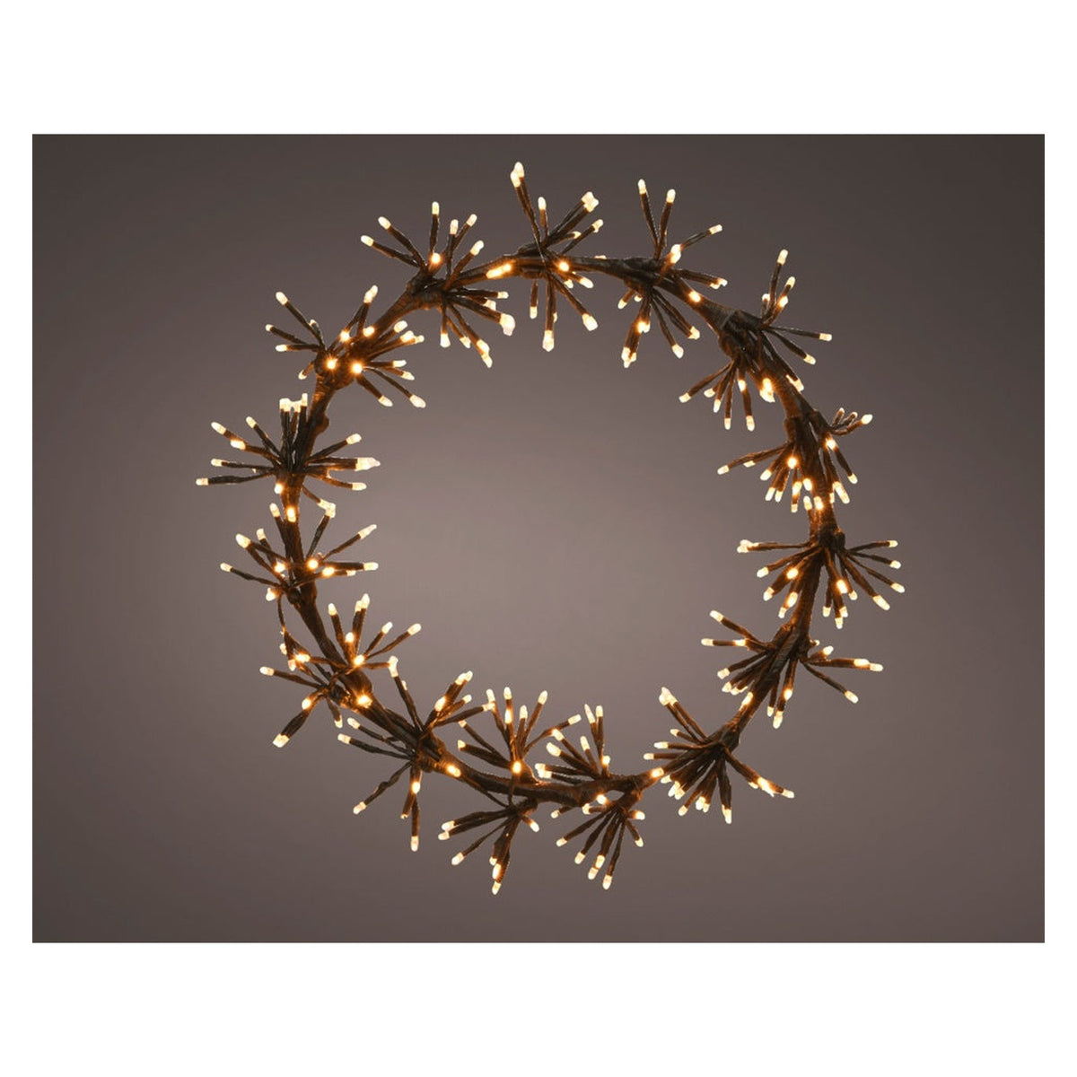 LED Black Frame With Classic Warm Lights - 300 LEDs, view 2