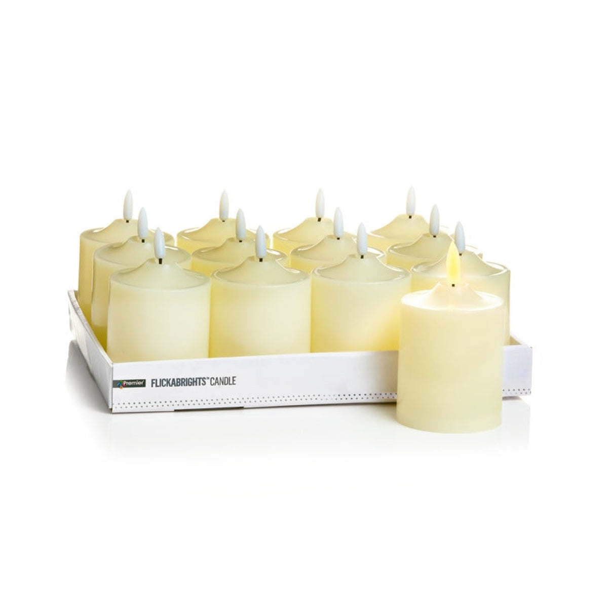 LED Candle Flickabright - 7.5 x 10 Single