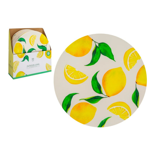 Lemon Design Outdoor Dinner Plate - 11"