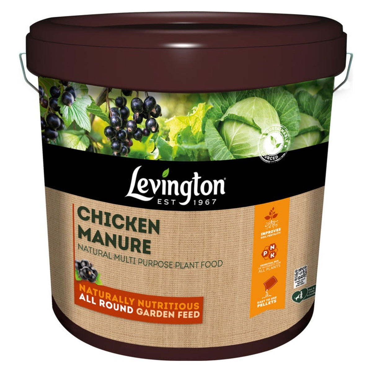 Levington chicken manure pellets 9kg bag