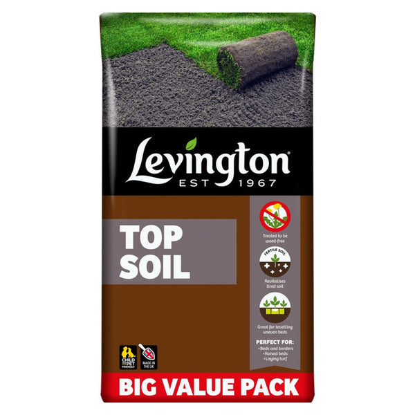Levington Peat Free Top Soil 30L bag