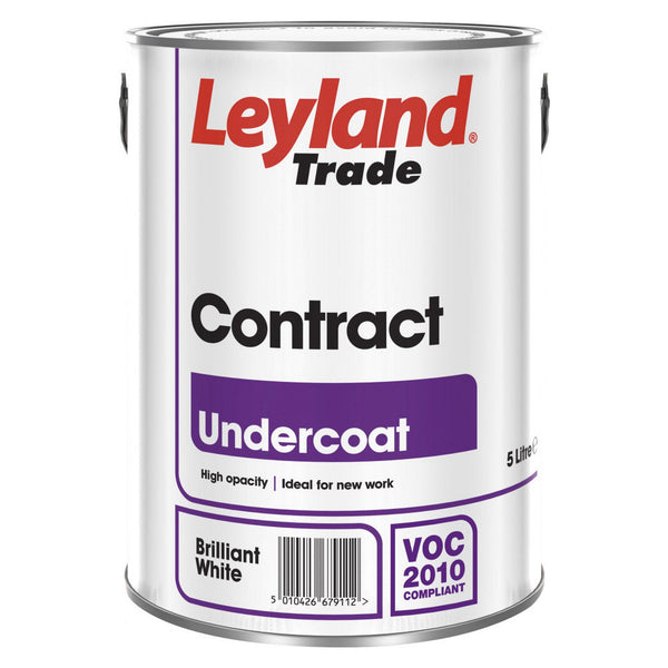 Leyland Trade Contract Undercoat 5L in Brilliant White
