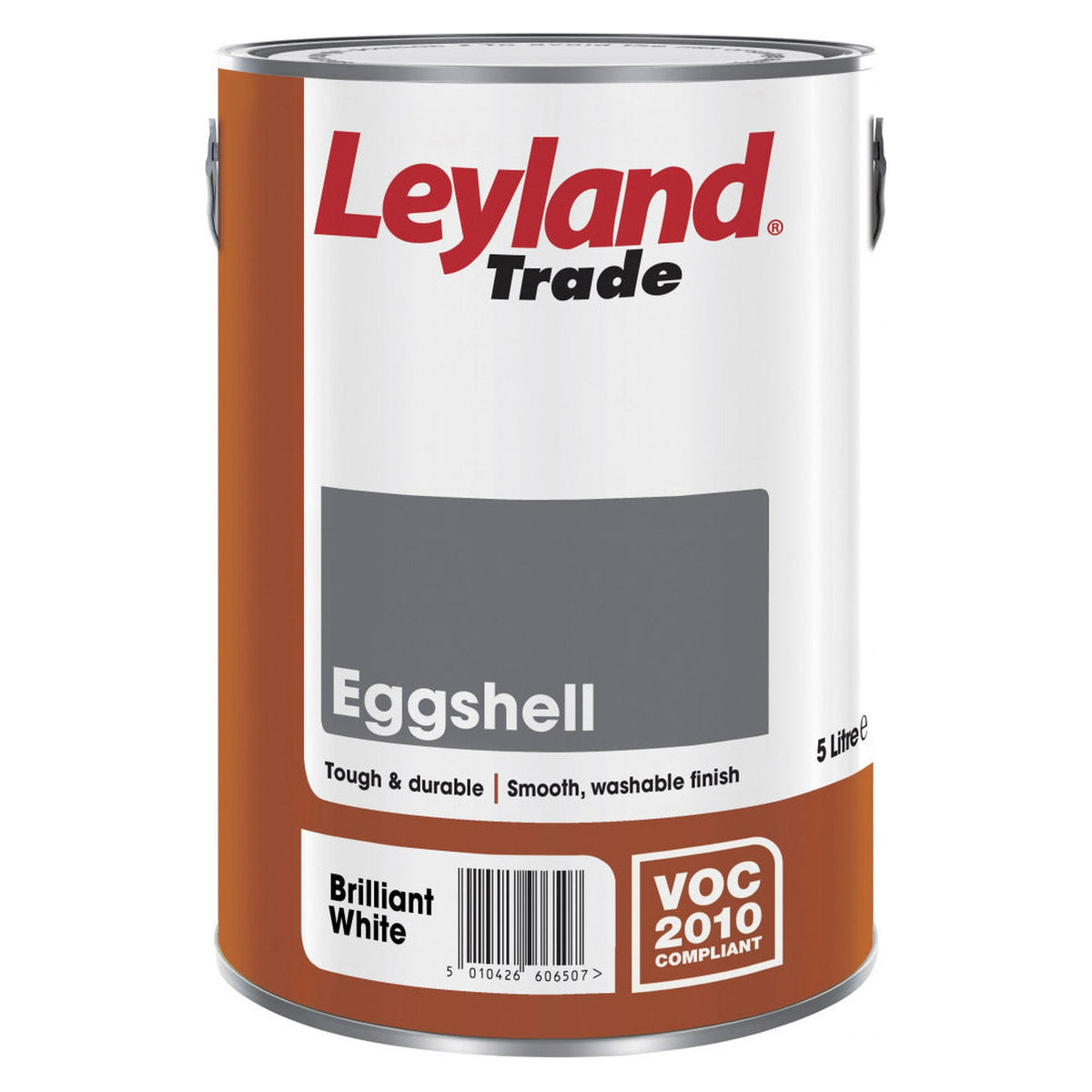 Leyland Trade Eggshell 2.5L in Brilliant White