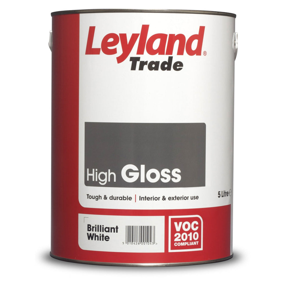Leyland Trade Gloss 5L in Brilliant White
