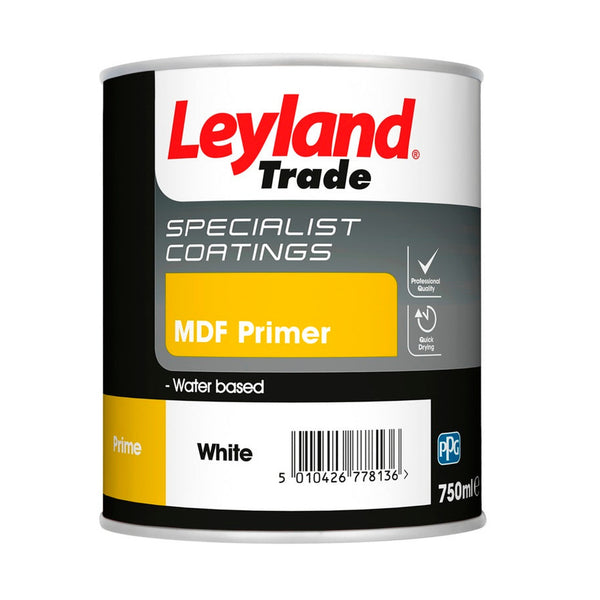 Leyland Trade MDF Primer 750ml in white